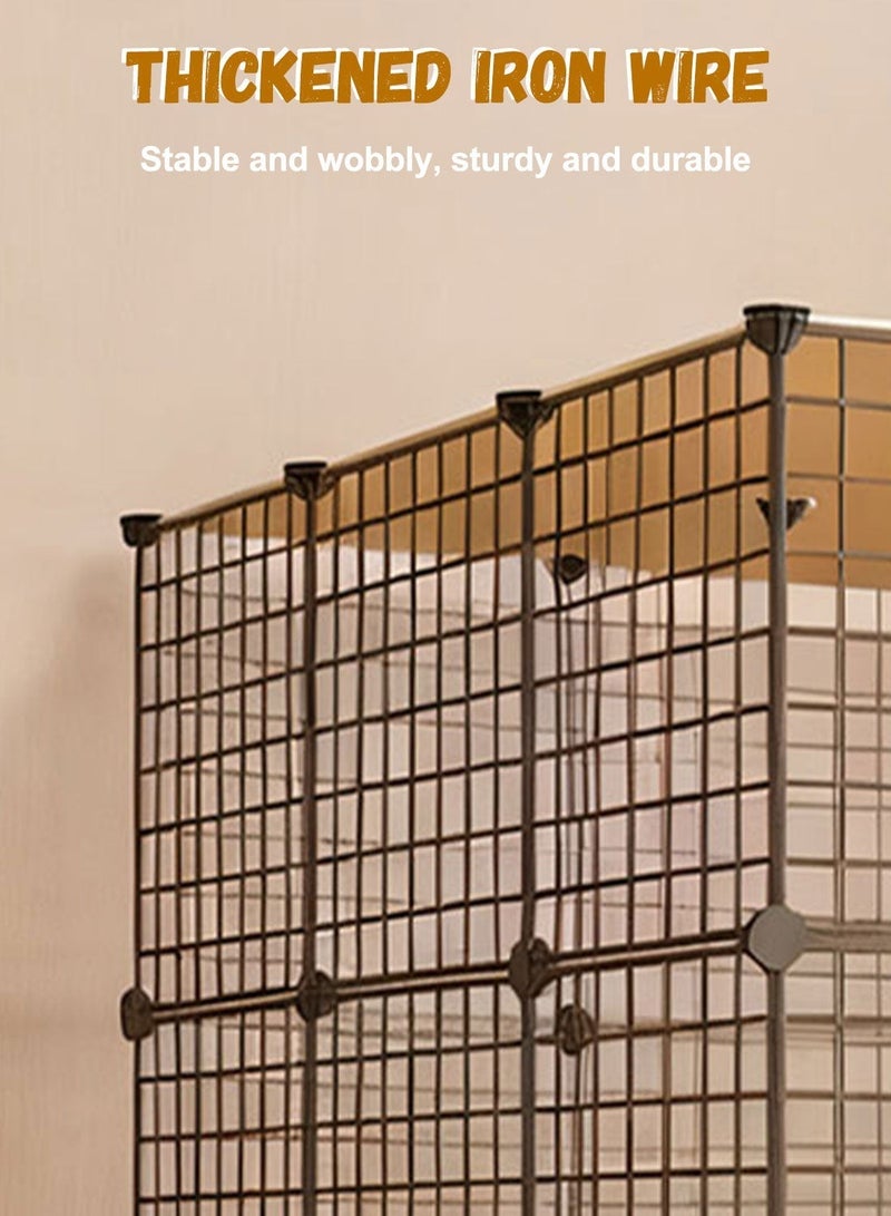 Kidle Cat Cage Enclosure Extra Large Free Space Detachable Indoor Large Cat House for 1-4 Cats - Image 4